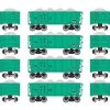 Discount 🔔 Athearn HO RTR 26' Ore Car Low Side with Load, UP/MOW #3 (4) 🎁
