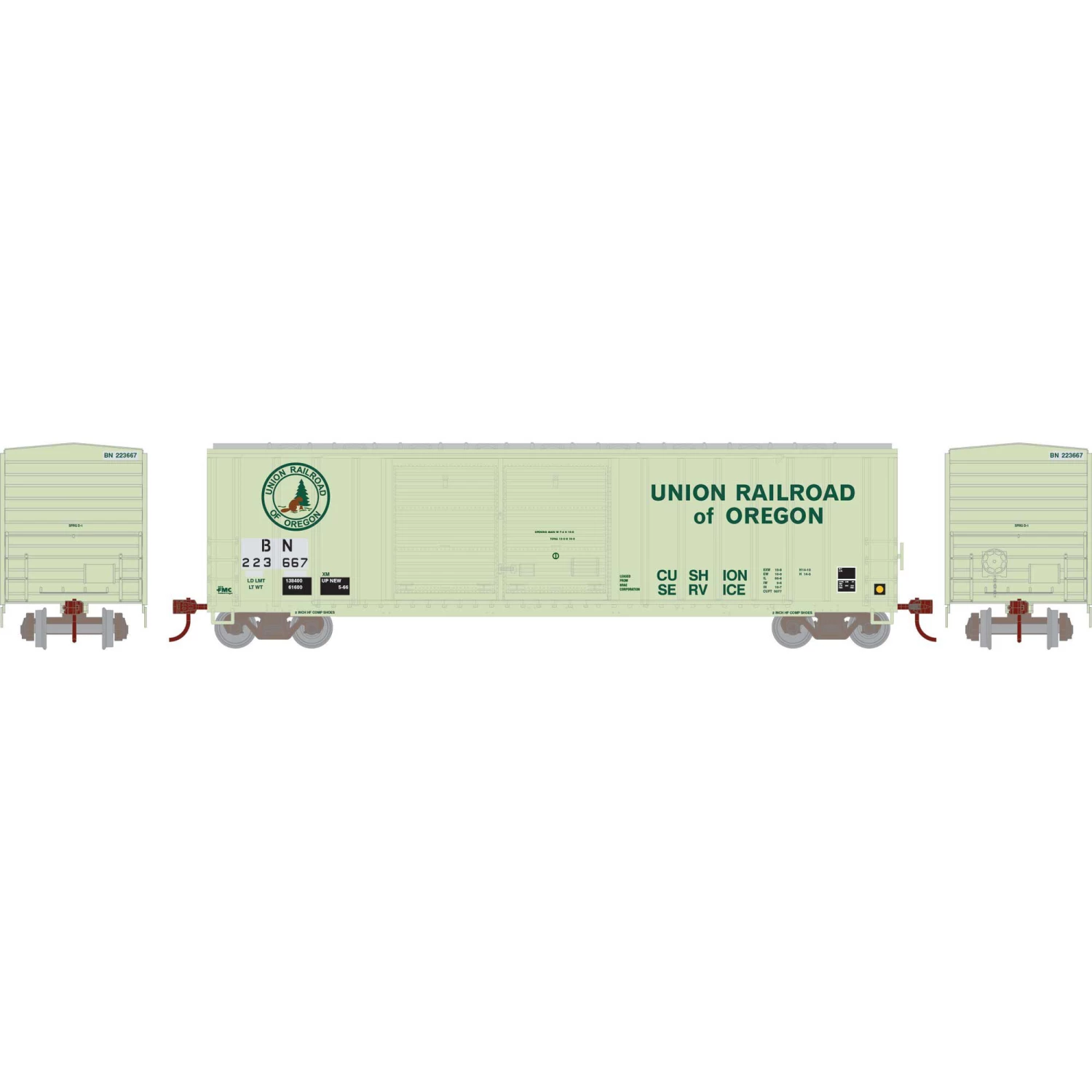 Brand new π Athearn HO RTR 50' FMC Offset DD Box, BN/UofO #223667 βοΈ 1 Brand new π Athearn HO RTR 50' FMC Offset DD Box, BN/UofO #223667 βοΈ