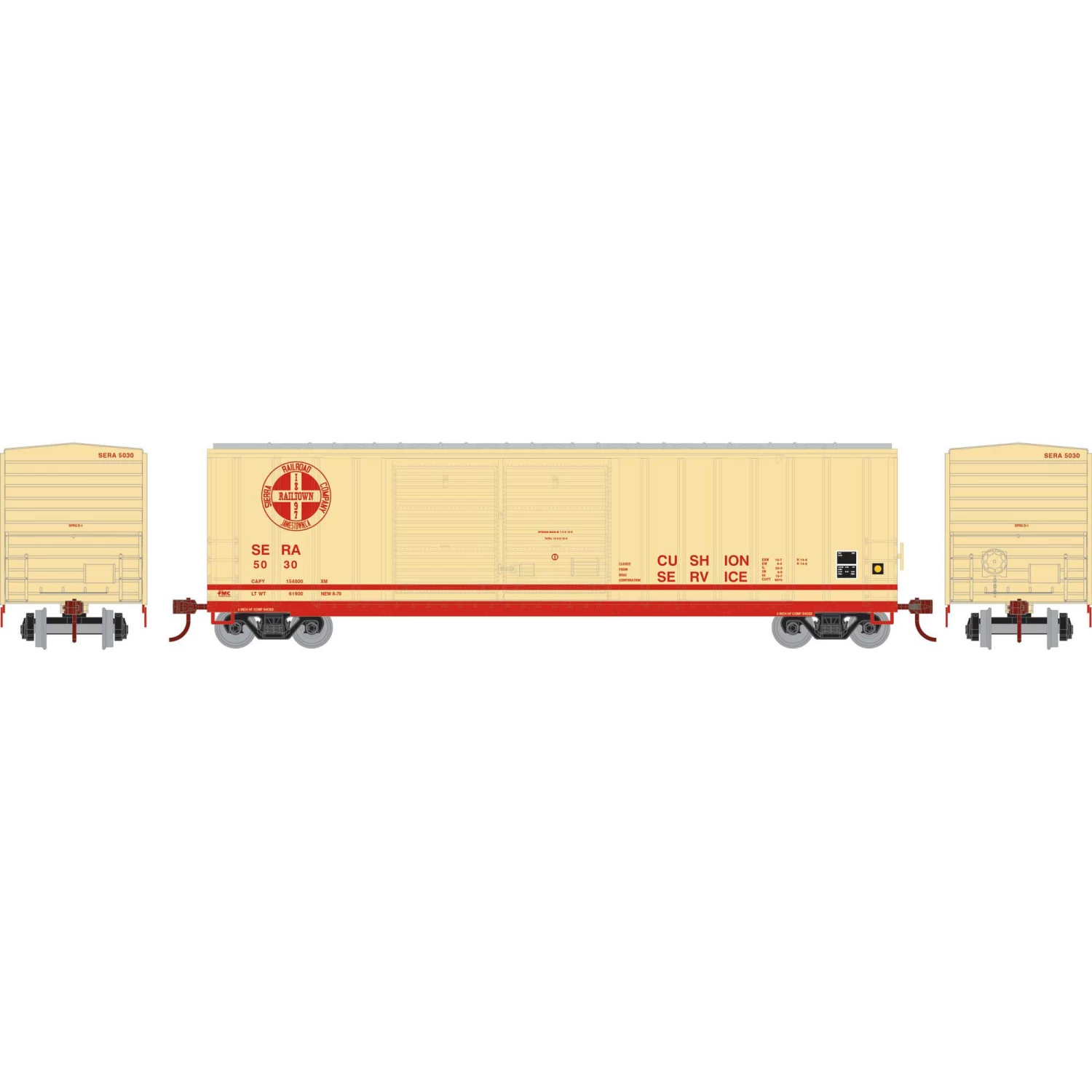 Promo π Athearn HO RTR 50' FMC Offset DD Box, SERA #5030 β¨ 1 Promo π Athearn HO RTR 50' FMC Offset DD Box, SERA #5030 β¨
