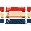Buy 💯 Athearn HO RTR 50' FMC Offset DD Box,Asst A&MR/SERA/YW (3) 💯