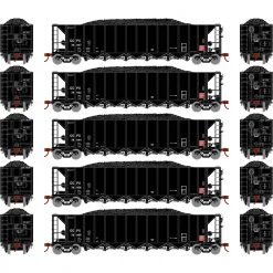 Outlet 🎁 Athearn HO RTR 5-Bay Rapid Discharge Hopper, GGPX #1 (5) 👍