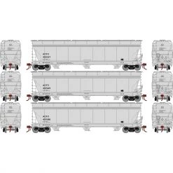 Brand new 😀 Athearn HO ACF 4600 3-Bay CF Hopper, ACFX #1 (3) 😉