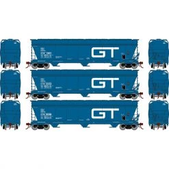Cheapest 🔔 Athearn HO ACF 4600 3-Bay CF Hopper, GTW #1 (3) 😍