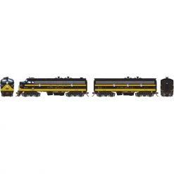 Top 10 💯 Athearn HO FP7A F9B with DCC & SND SLSF Blk & Yel #5047 #5133 ⭐
