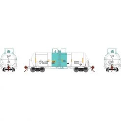 Brand new 😍 Athearn HO 13,600-Gallon Acid Tank,UTLX/White &Green#11799 ✔️