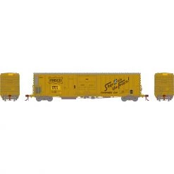 Cheap 🌟 Athearn HO 57' Mechanical Reefer,BNFE/Yellow/Ex-SLSF #9724 ⭐