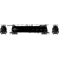 Discount ✨ Athearn HO TankTrain Intermediate, GATX/Black Small #28234 💯