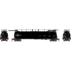 Hot Sale ⭐ Athearn HO TankTrain Intermediate, GATX/Black Small #28236 👍