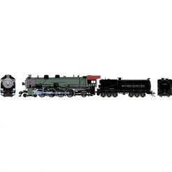 Outlet ❤️ Athearn HO 4-8-2 MT-4 with DCC & Sound, SP/Green Boiler #4350 🎁