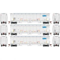 Best deal 👍 Athearn HO Trinity 3-Bay Hopper GACX (3) 🥰