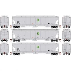 Best Sale 🌟 Athearn HO Trinity 3-Bay Hopper CGOX CGEX #1 (3) ⭐