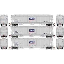 Best Sale 💯 Athearn HO Trinity 3-Bay Hoppers, KRIX # 2 (3) 🎉