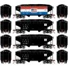 Best Sale 🔥 Athearn HO 34' 2-Bay Offset Open Hopper, C&I #2 (4) 🤩