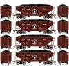 Best reviews of 🔔 Athearn HO 34' 2-Bay Offset Open Hopper, GN #1 (4) 🧨