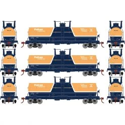 Best Sale 🌟 Athearn HO Chemical Tank, Vulcan Chemicals (3) 🧨