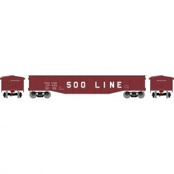 Brand new ❤️ Athearn HO 50' Covered Gondola, SOO #67474 ❤️